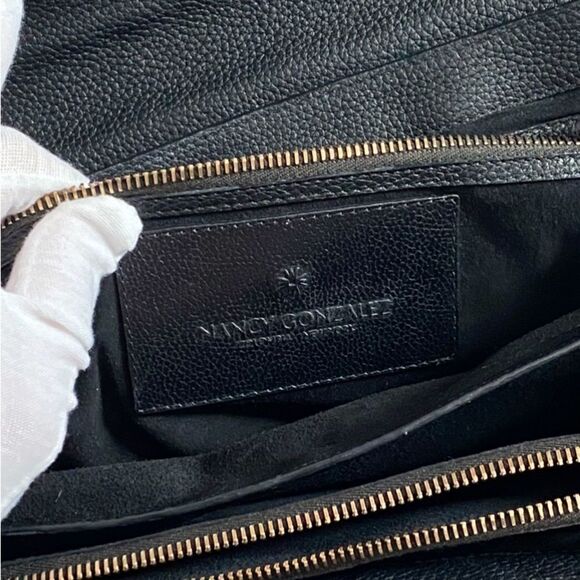 Nancy Gonzalez Madison Woven Leather Shoulder Bag - Picture 9 of 10